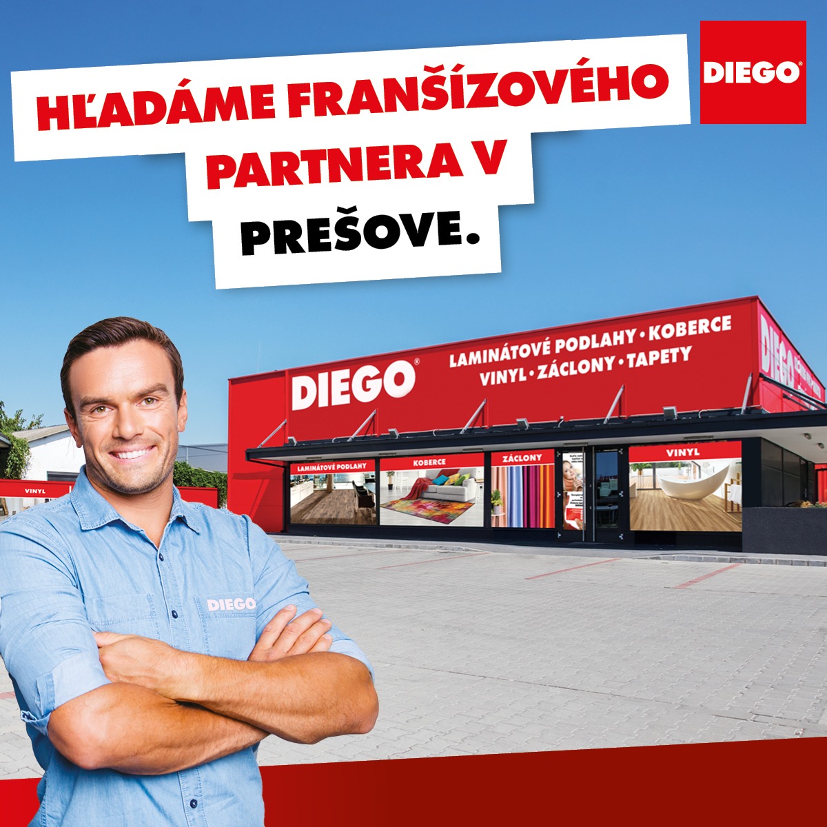DIEGO Slovakia Facebook ad: DIEGO franchise