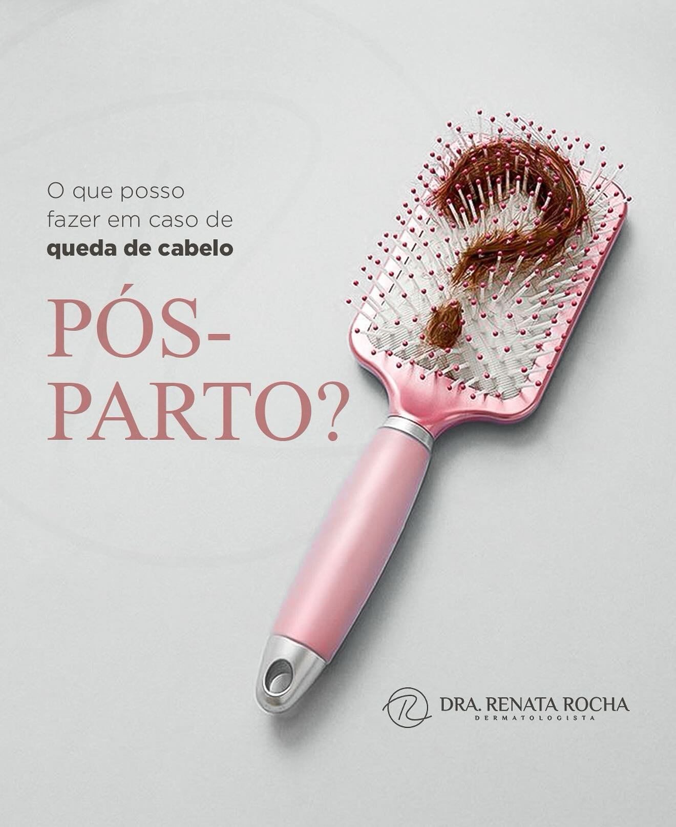 Dra Renata Rocha Facebook ad: A queda de cabelo pós-parto é uma condição…