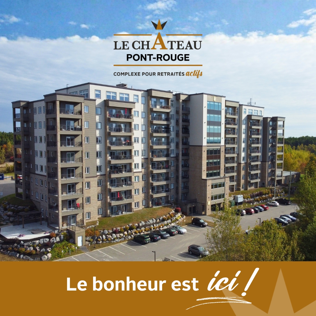 Le Château Pont-Rouge Facebook ad: Une qualité de vie se ressent à chaque…