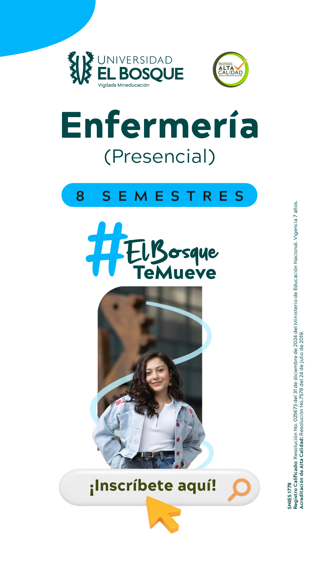 Admisiones Universidad El Bosque Facebook ad from Jun 24, 2026