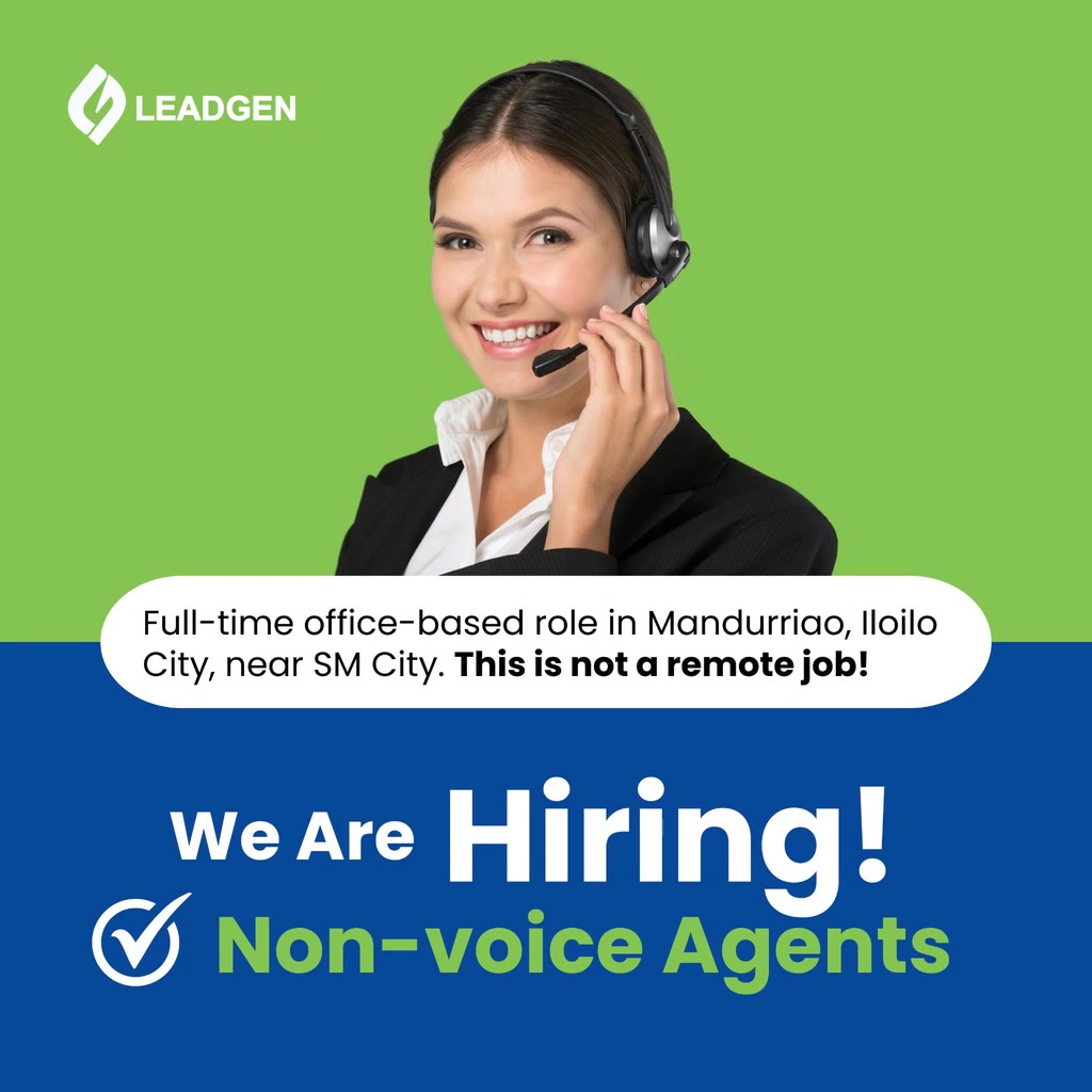 Lead Gen - Lead Generation & Donor Creation Facebook ad: Urgent Hiring in Iloilo, Start ASAP (Night Shift Role)