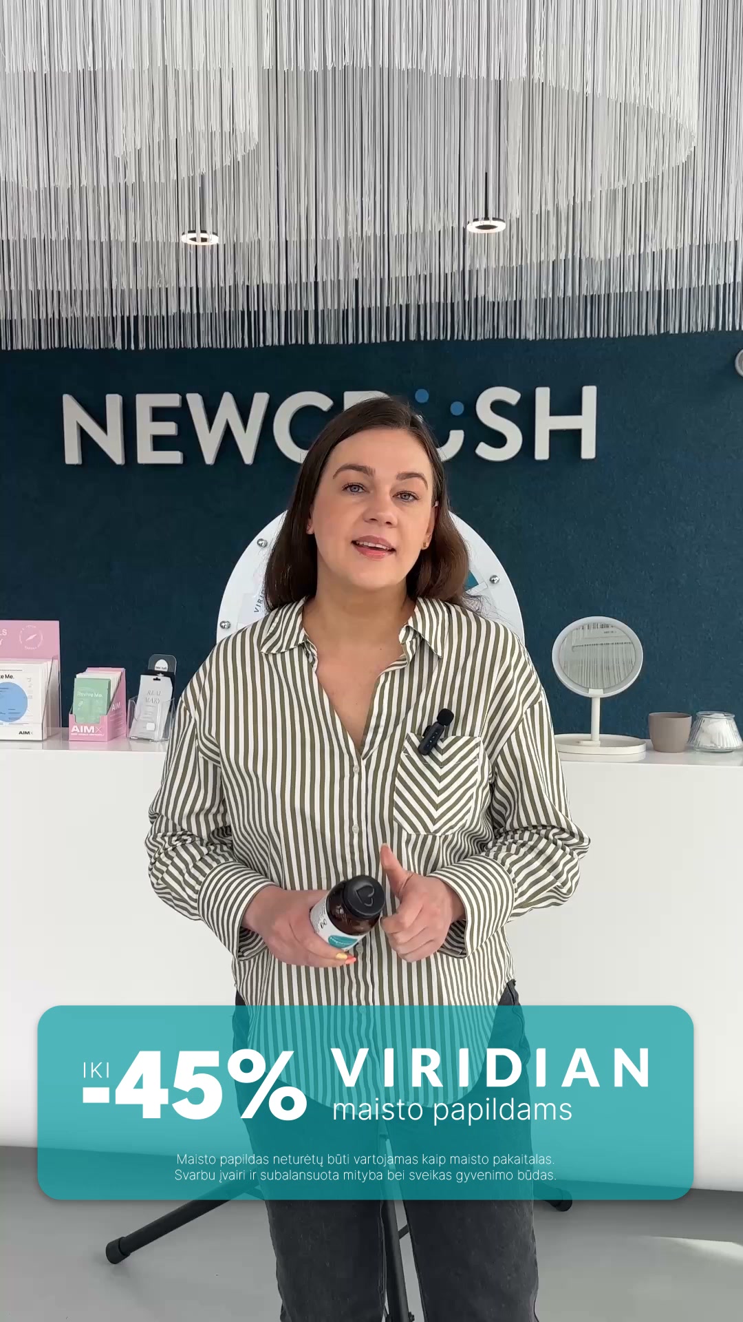 Newcrush Facebook ad: Magnis tavo aktyviam gyvenimo būdui