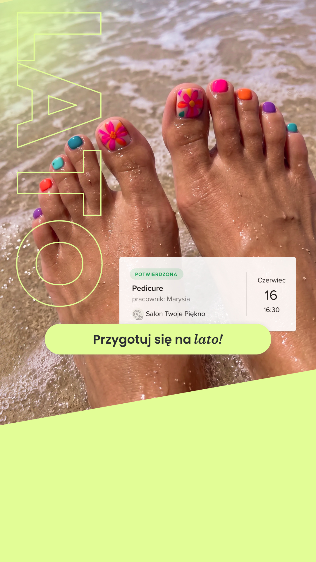 Booksy Facebook ad