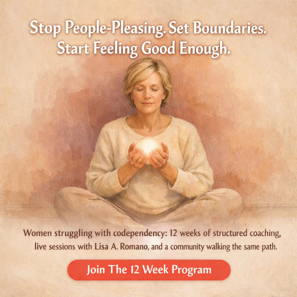 Lisa A. Romano Breakthrough Life Coach Facebook ad: 12 Week Breakthrough Coaching Program with Lisa A. Romano