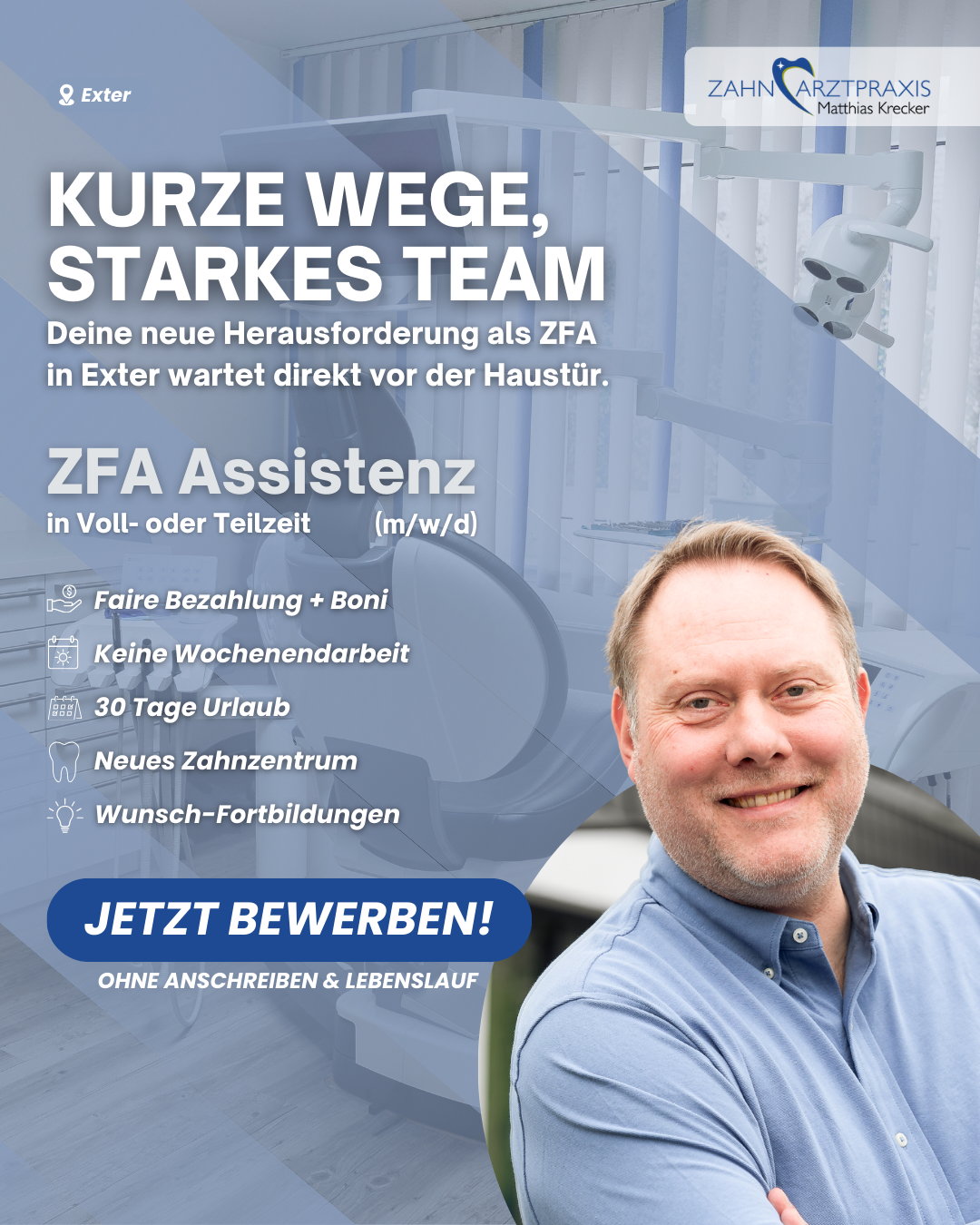 Zahnarztpraxis Krecker Facebook ad