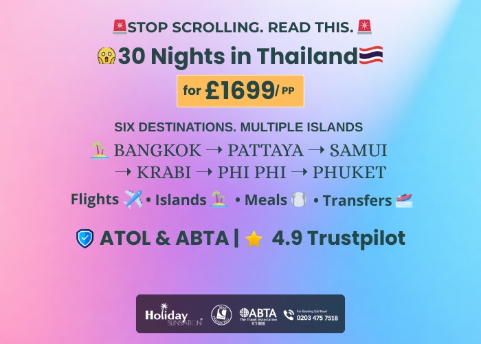 Holiday Sunsation Facebook ad