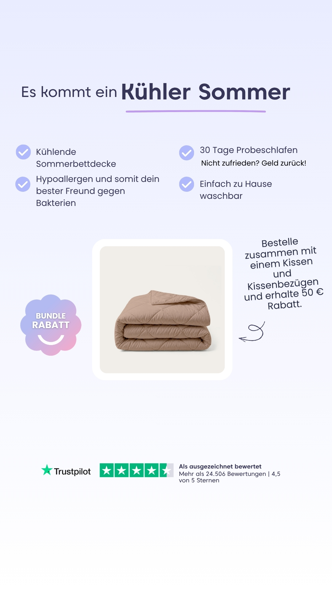 Thehappybed.de Facebook ad