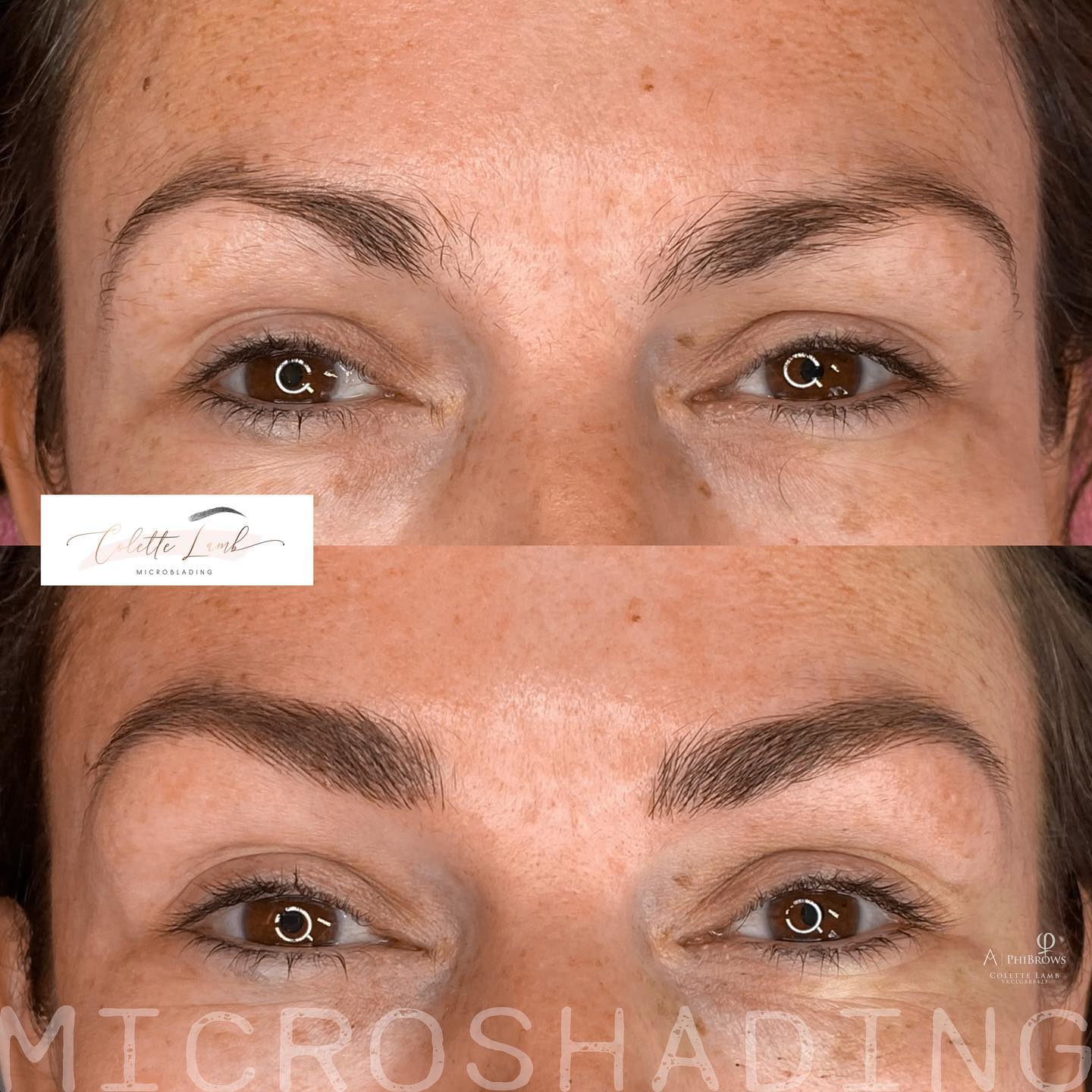 Colette Lamb Microblading Facebook ad: Your Brows but Better