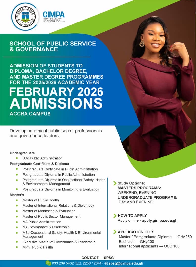 Ghana Institute of Management and Public Administration - GIMPA Facebook ad
