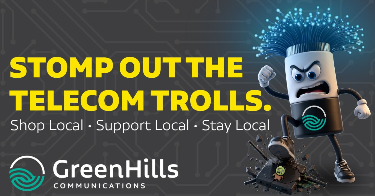 Green Hills Communications Facebook ad: CHOOSE GREEN HILLS