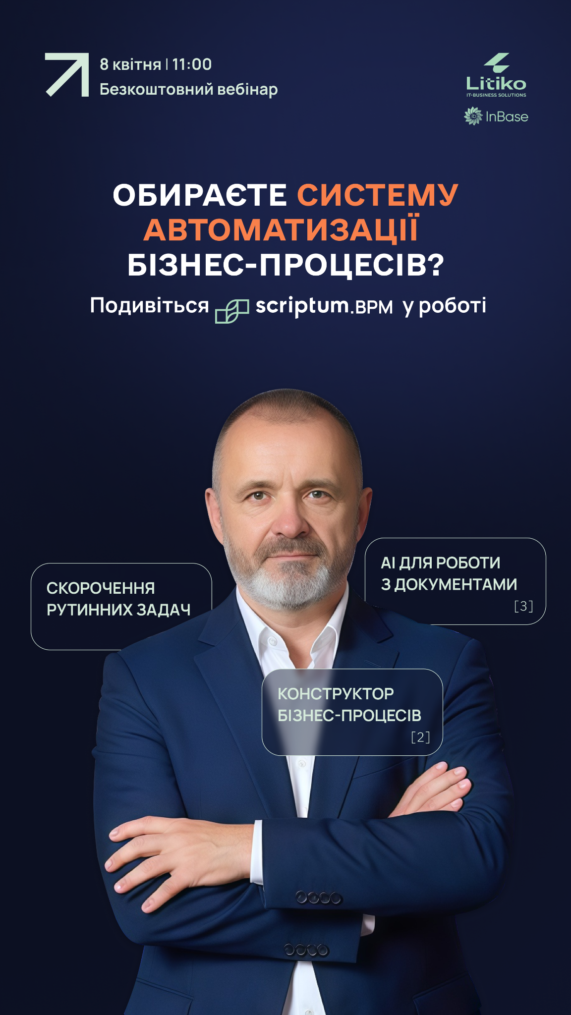 Litiko LLC. Digital Business Automation Facebook ad from Apr 3, 2026