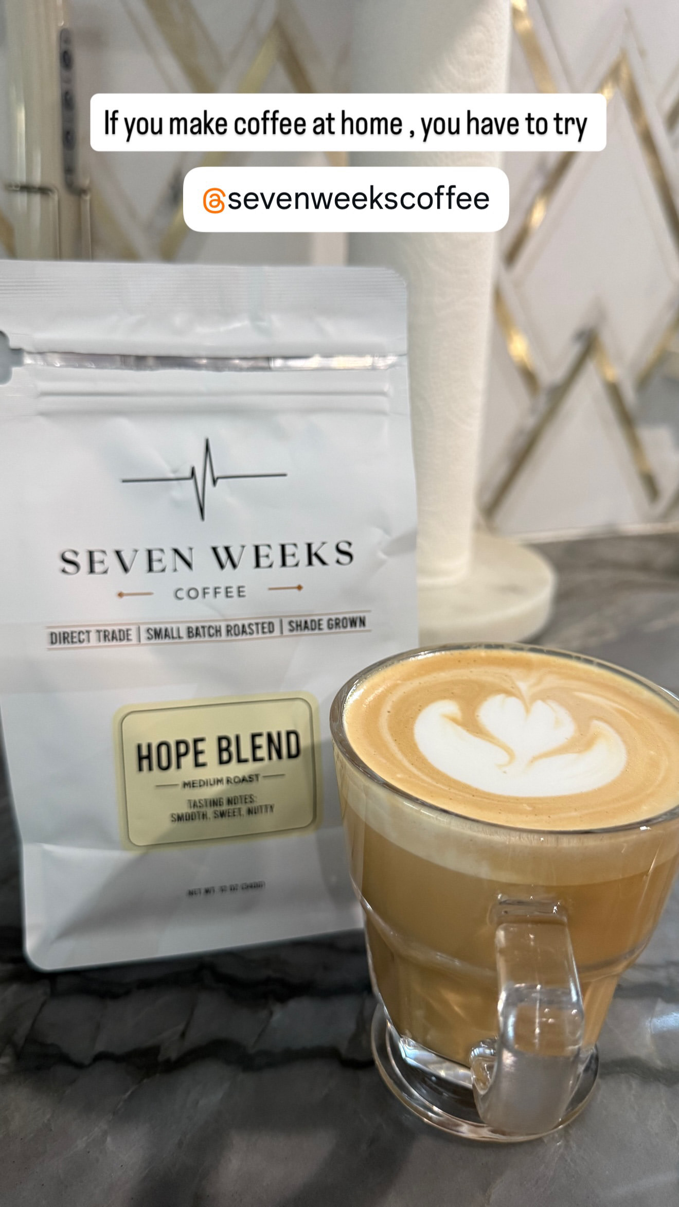 Seven Weeks Coffee Facebook ad