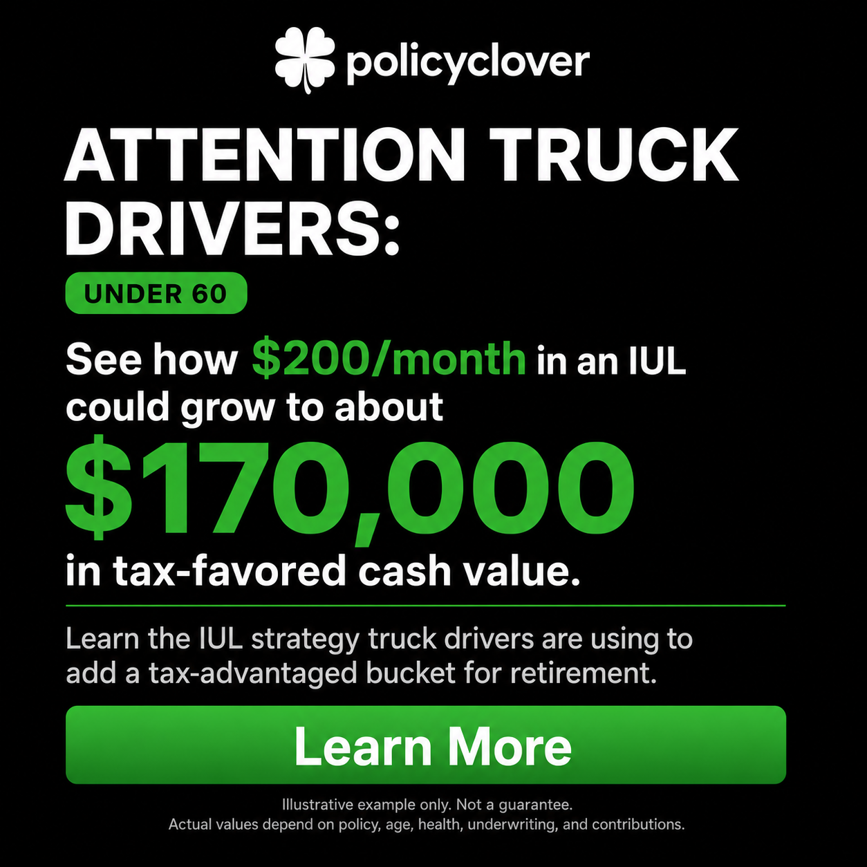 PolicyClover Facebook ad