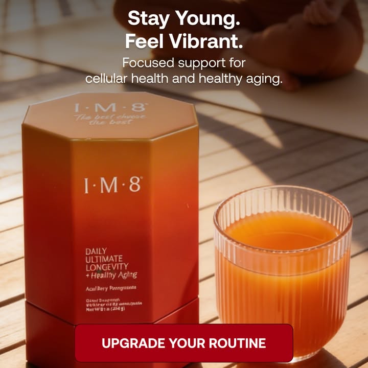 IM8 Global Facebook ad: Longevity Starts at the Cellular Level