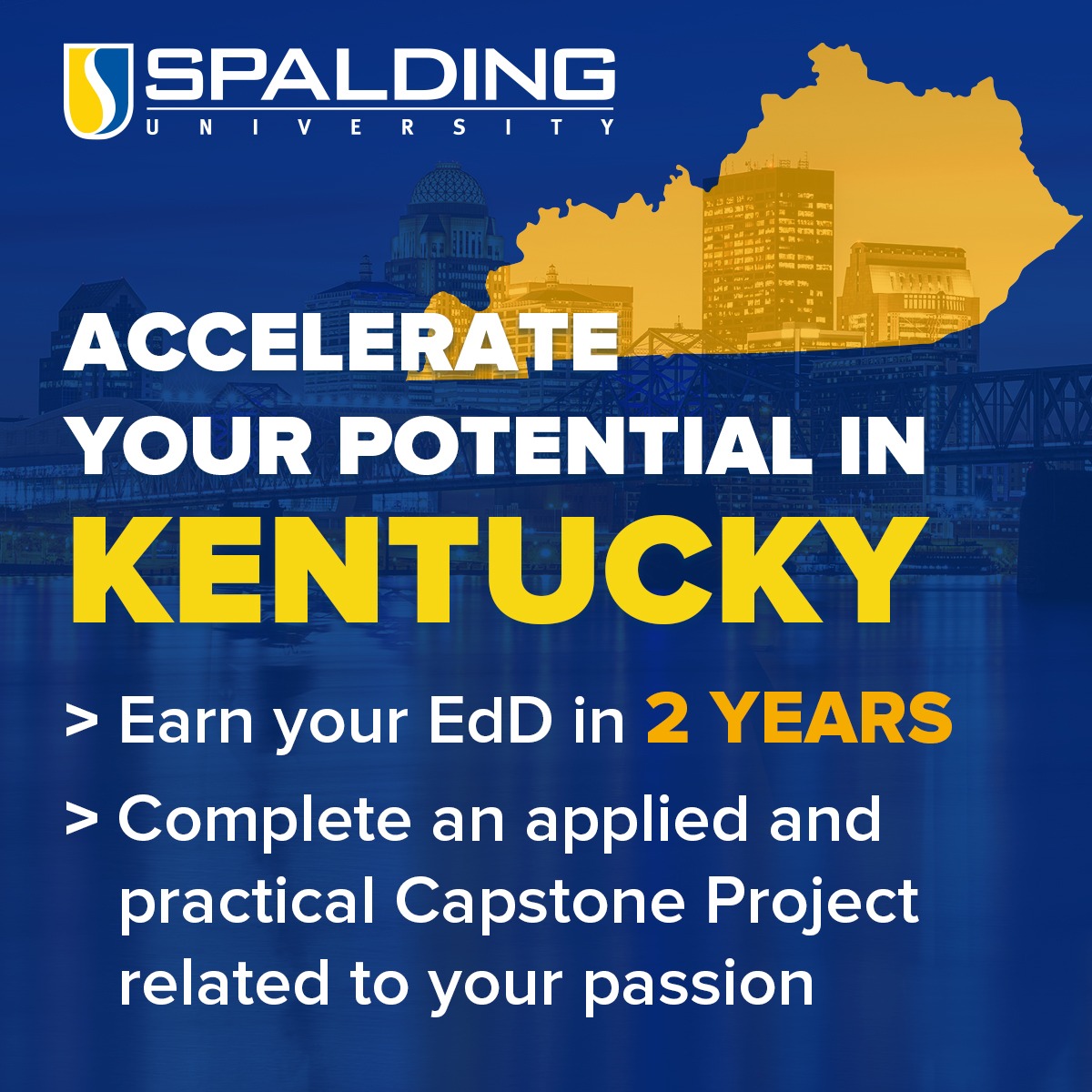 Spalding University Facebook ad