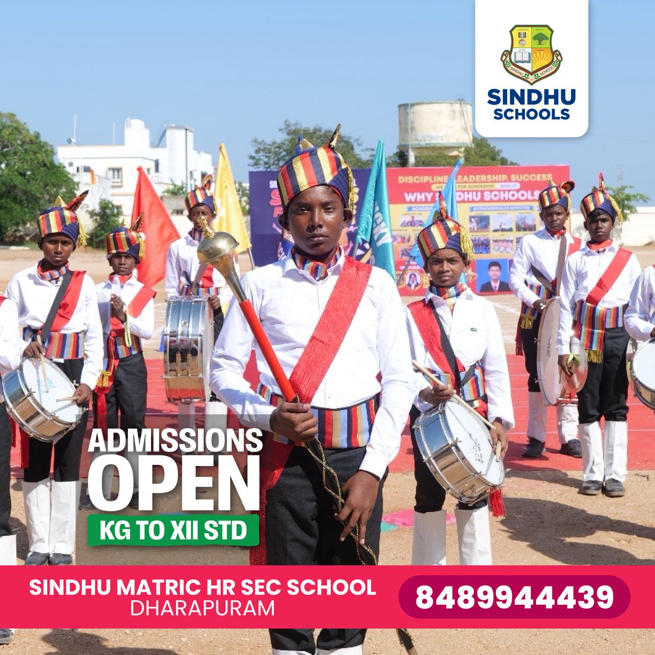 Sindhu Matric Higher Secondary School Facebook ad
