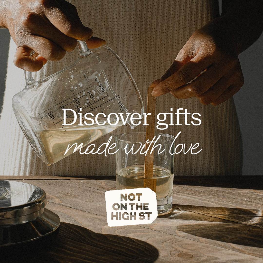 notonthehighstreet Facebook ad: No two candles smell the same