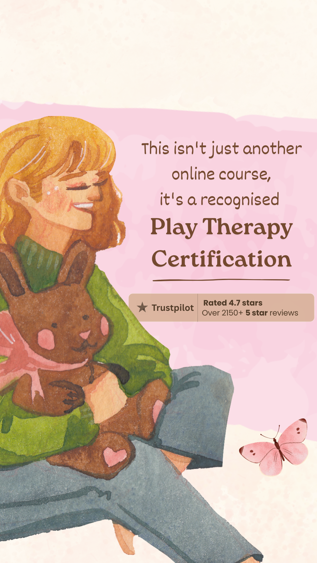 Efficient Therapist Facebook ad: Play Therapy Certification