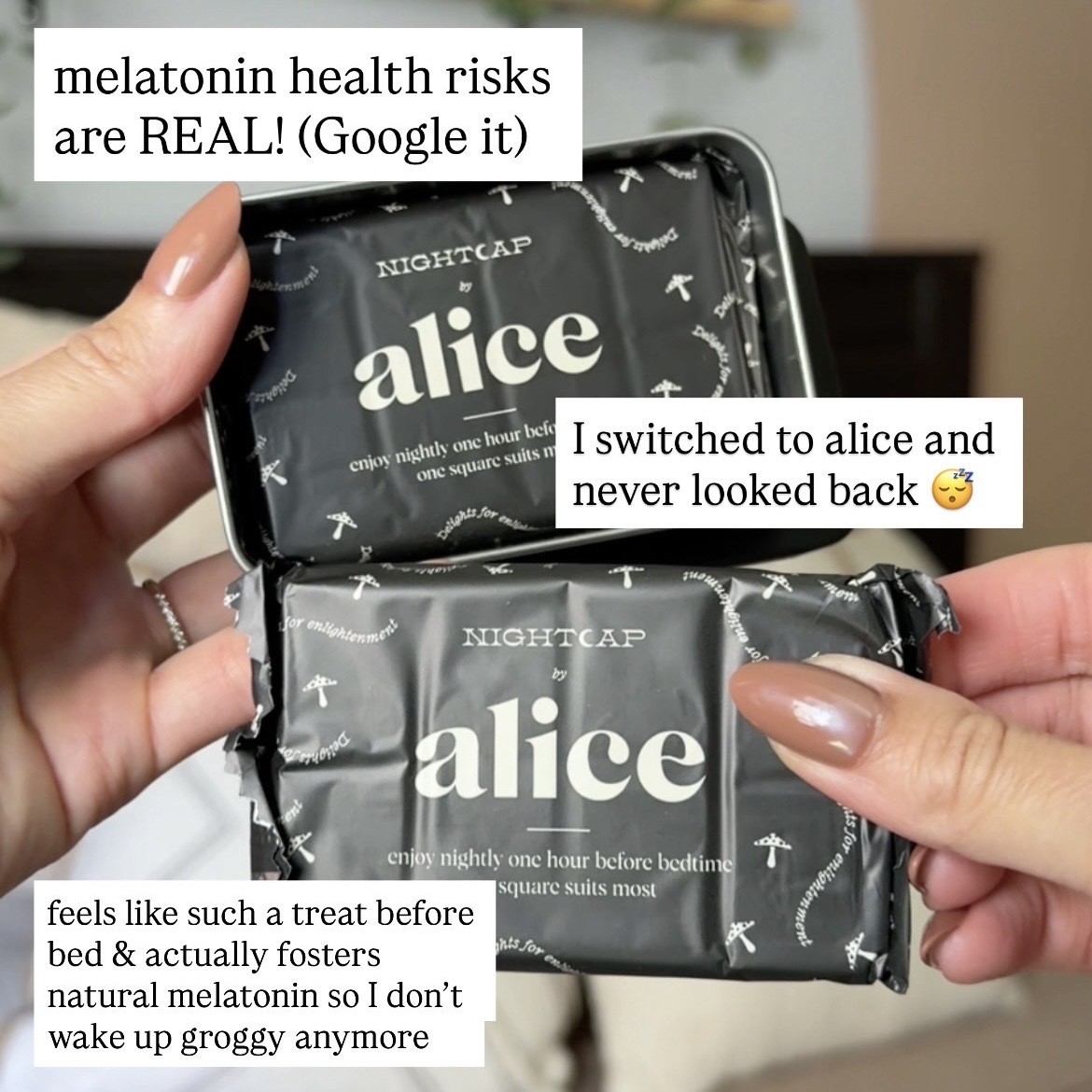 Alice Mushrooms Facebook ad