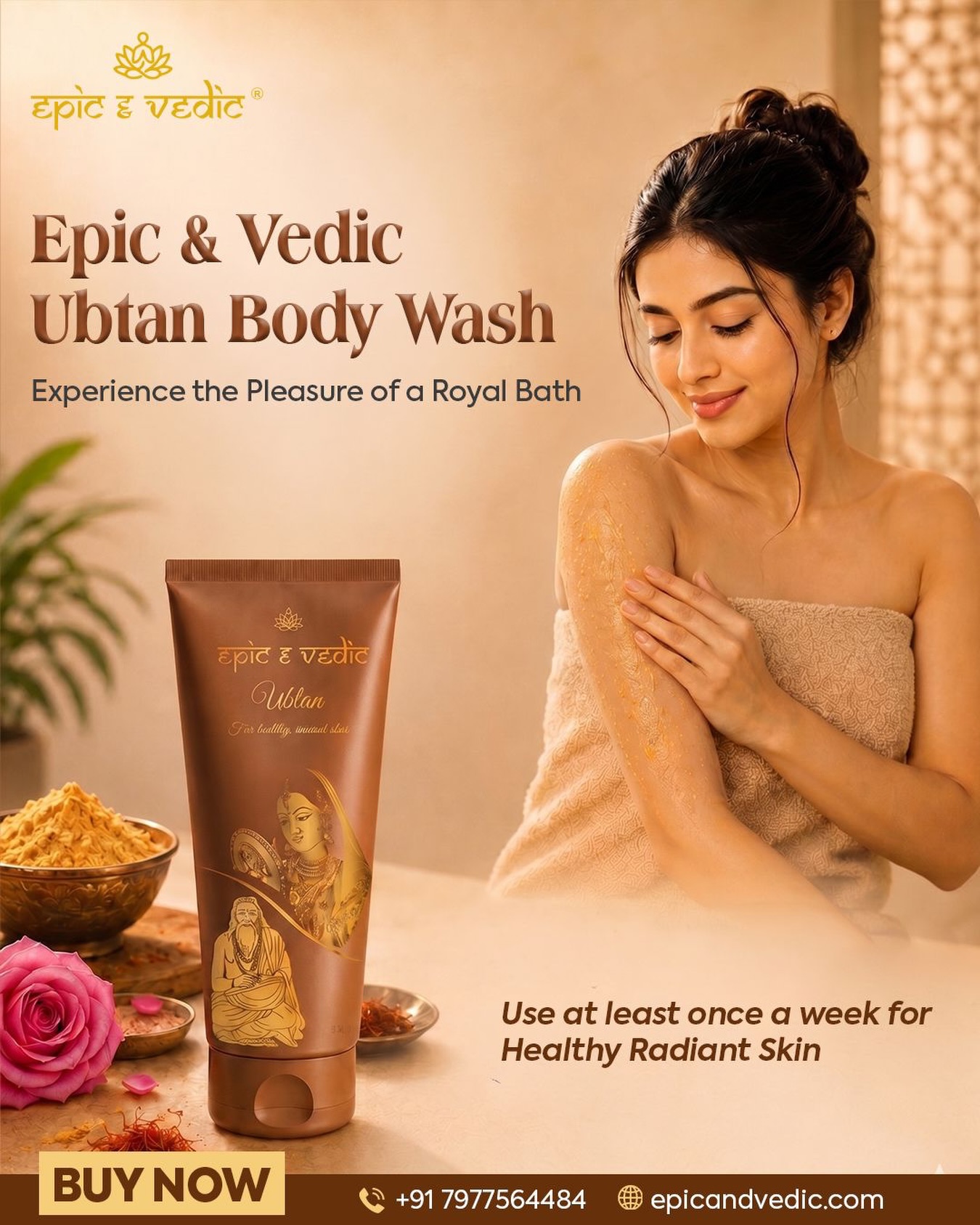 Epic & Vedic Facebook ad