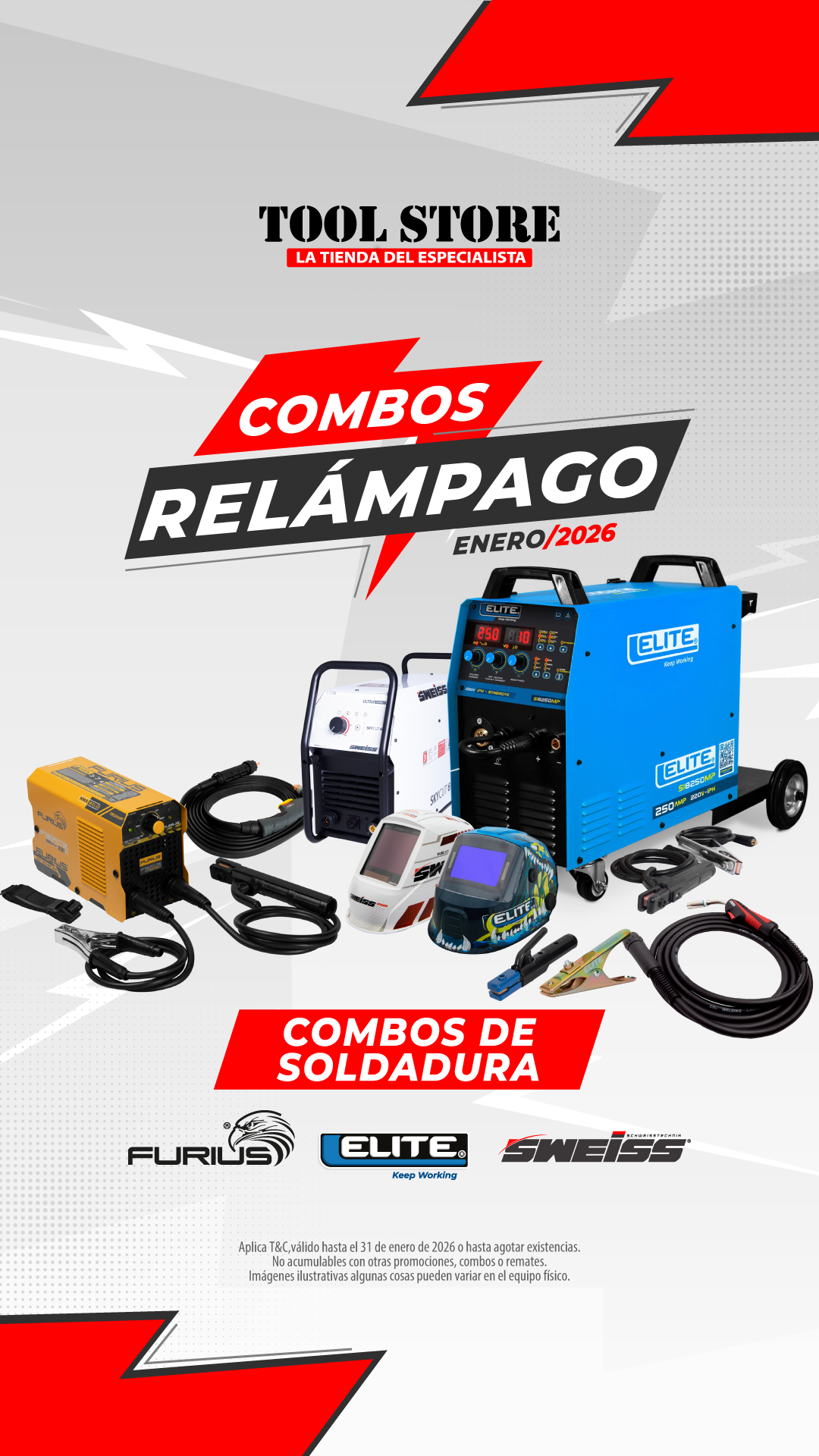 Tool Store Colombia Facebook ad from Jan 6, 2026