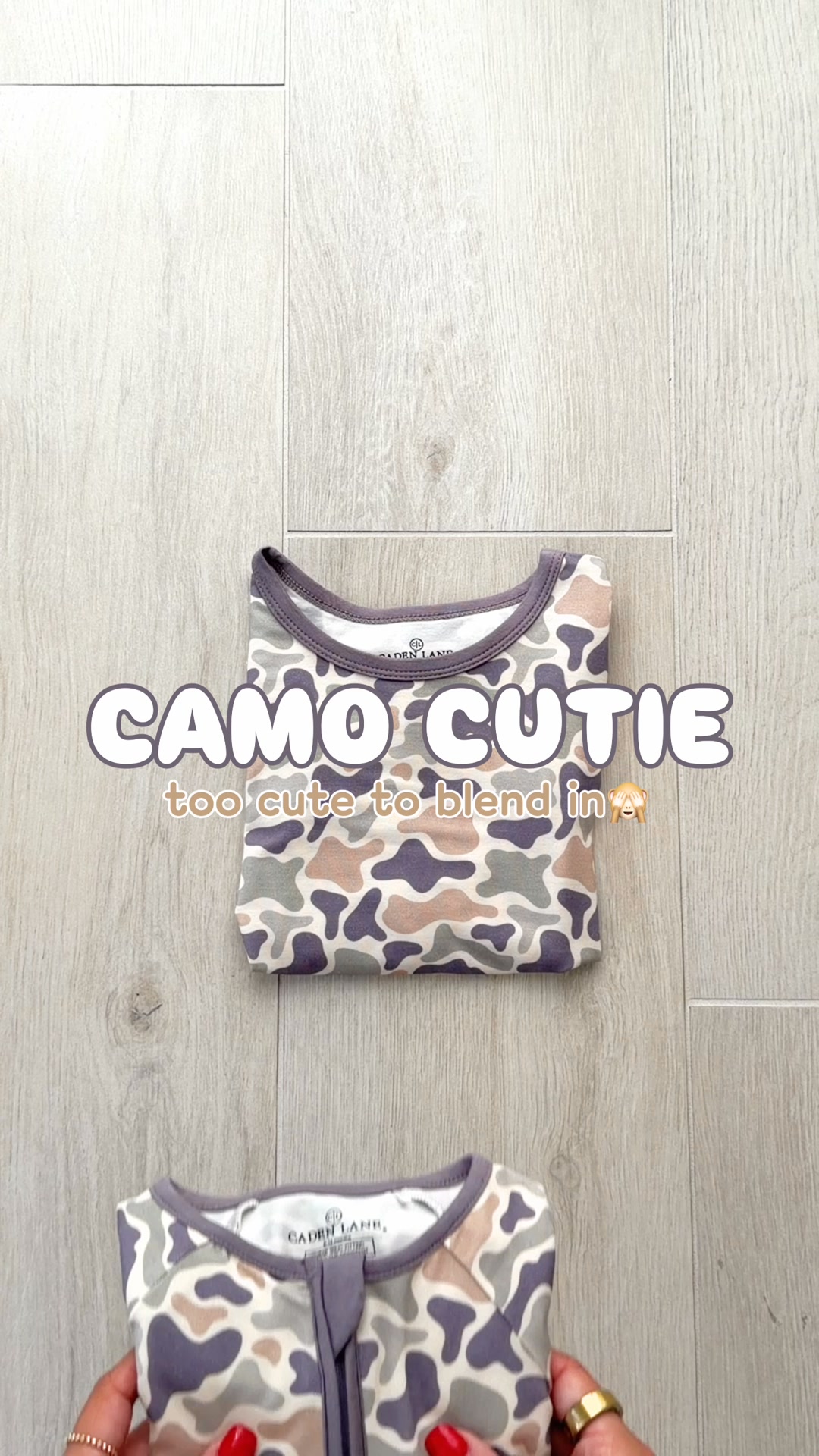 Caden Lane Facebook ad: You can't camouflage this cuteness