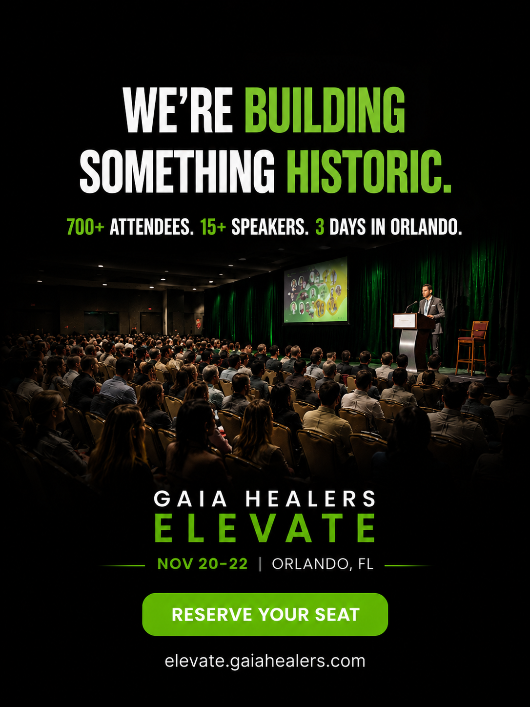 Gaia Healers Facebook ad
