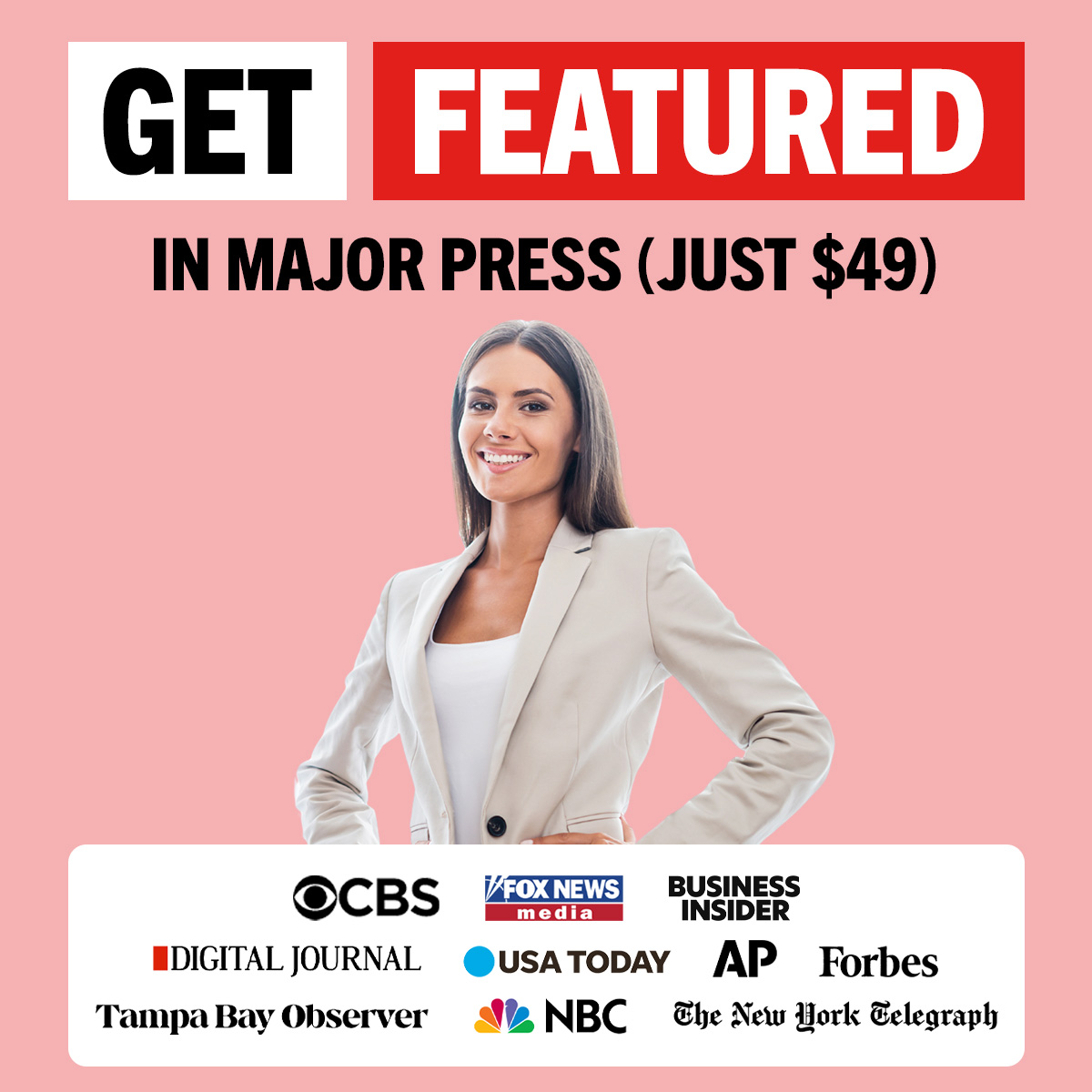 Get Featured Today Facebook ad