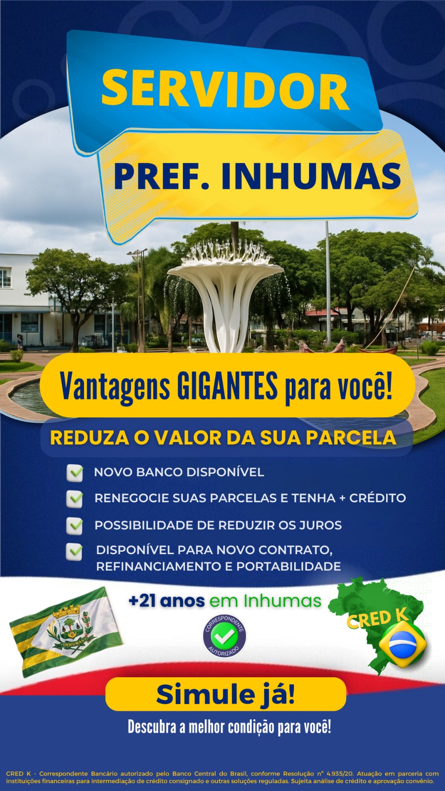 CRED K Brasil Facebook ad from Jun 19, 2026