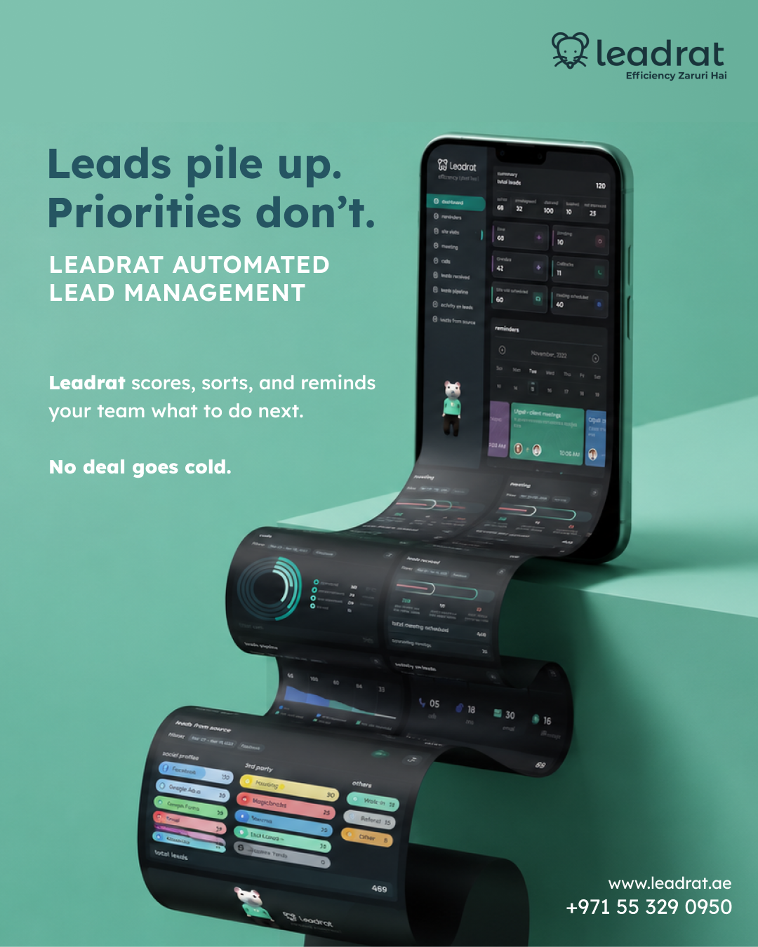 Leadrat CRM - Dubai - India Facebook ad