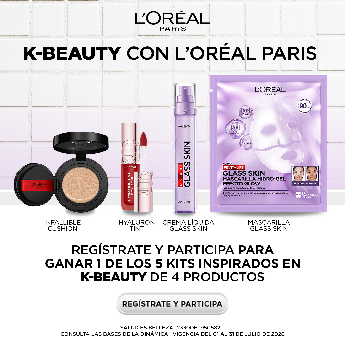 L'Oréal Paris Facebook ad from Jul 8, 2026