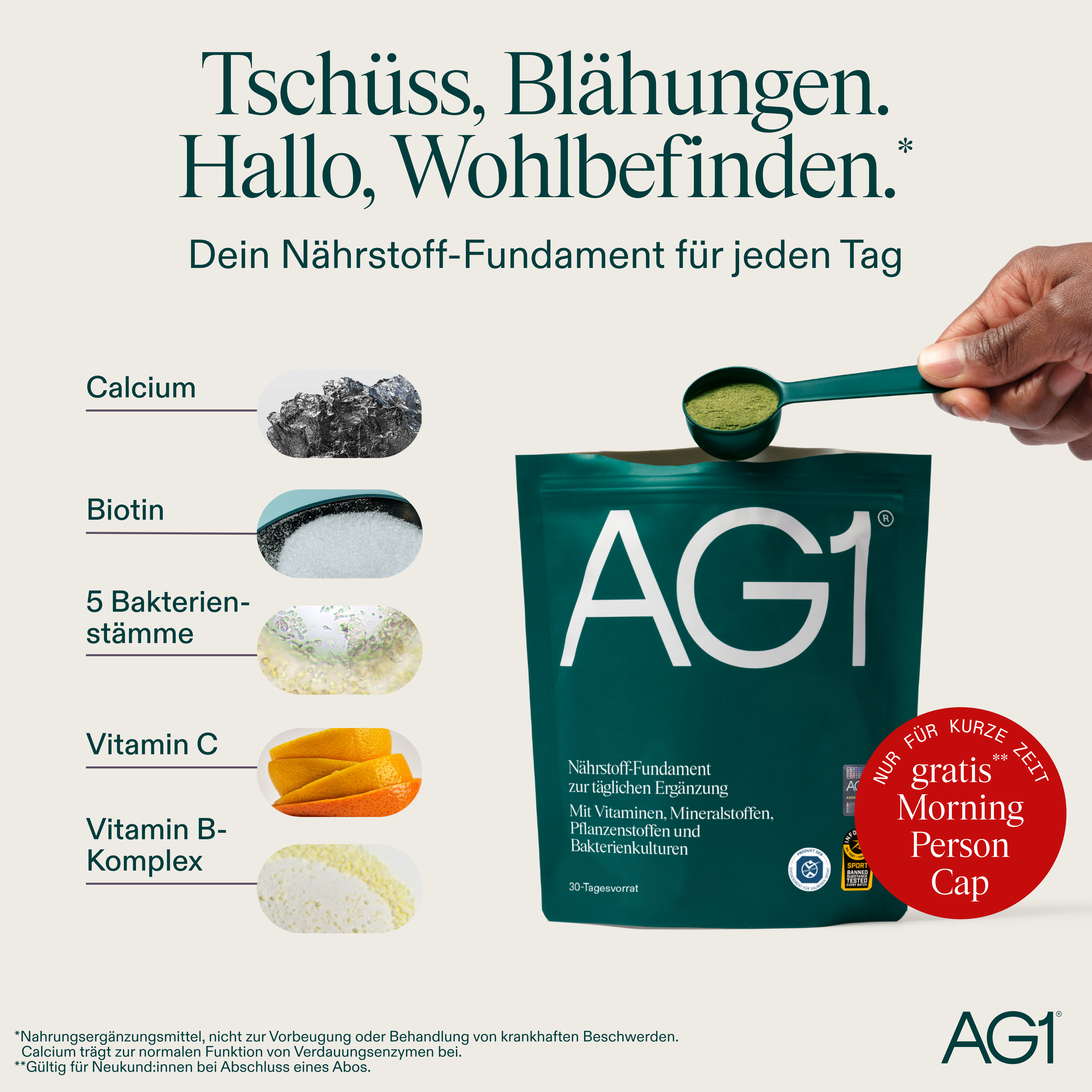 AG1 Deutschland Facebook ad