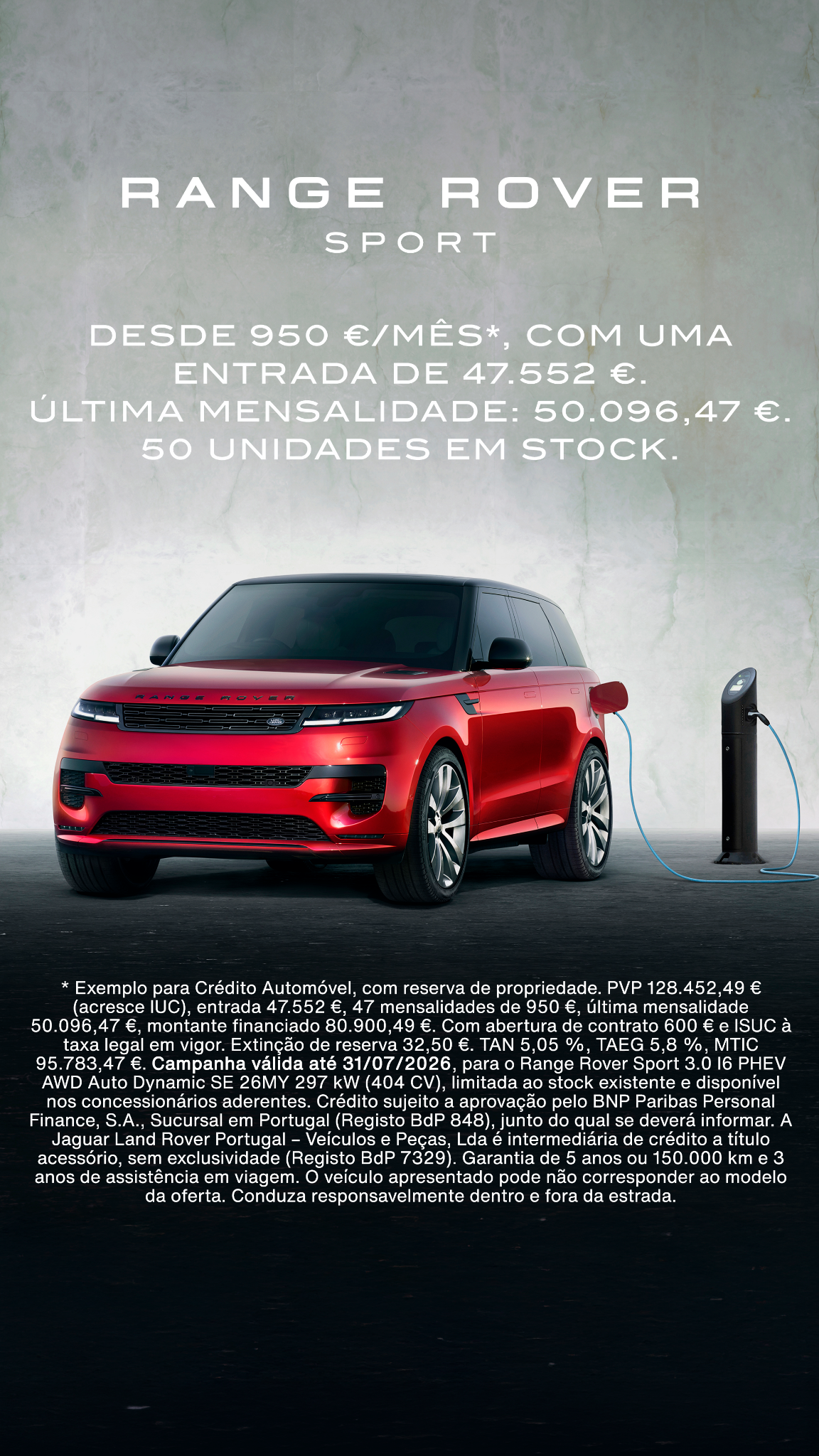 Range Rover Facebook ad