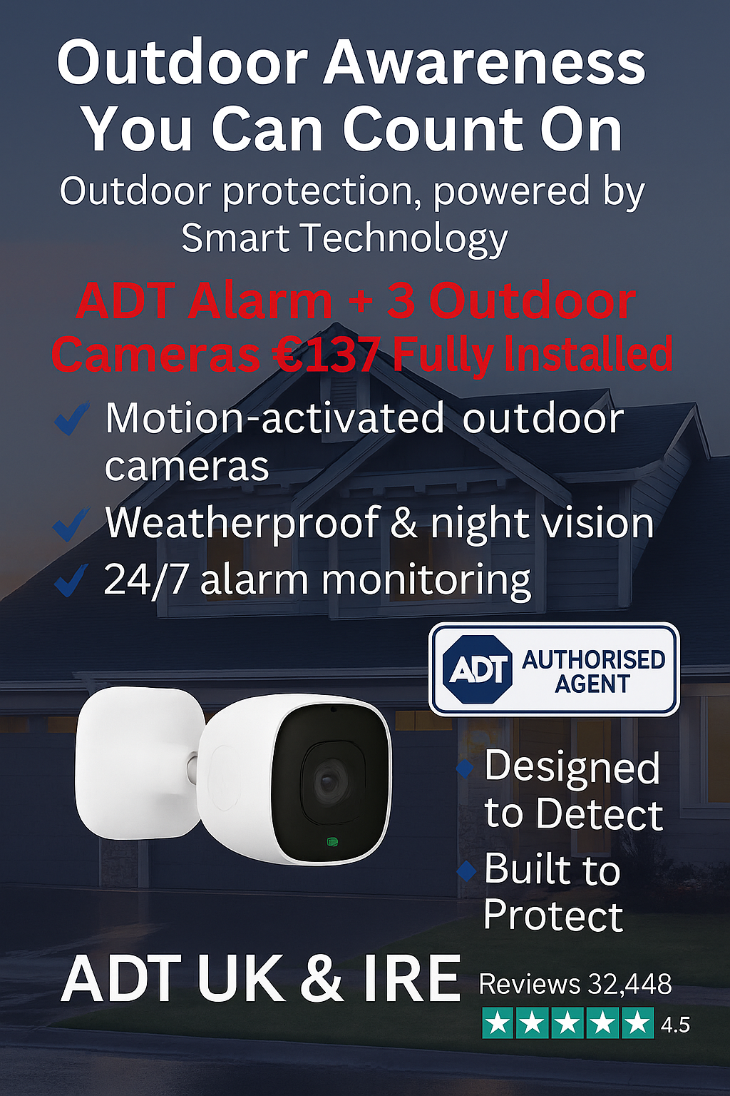 24/7 Smart Home Security Facebook ad from Dec 24, 2025