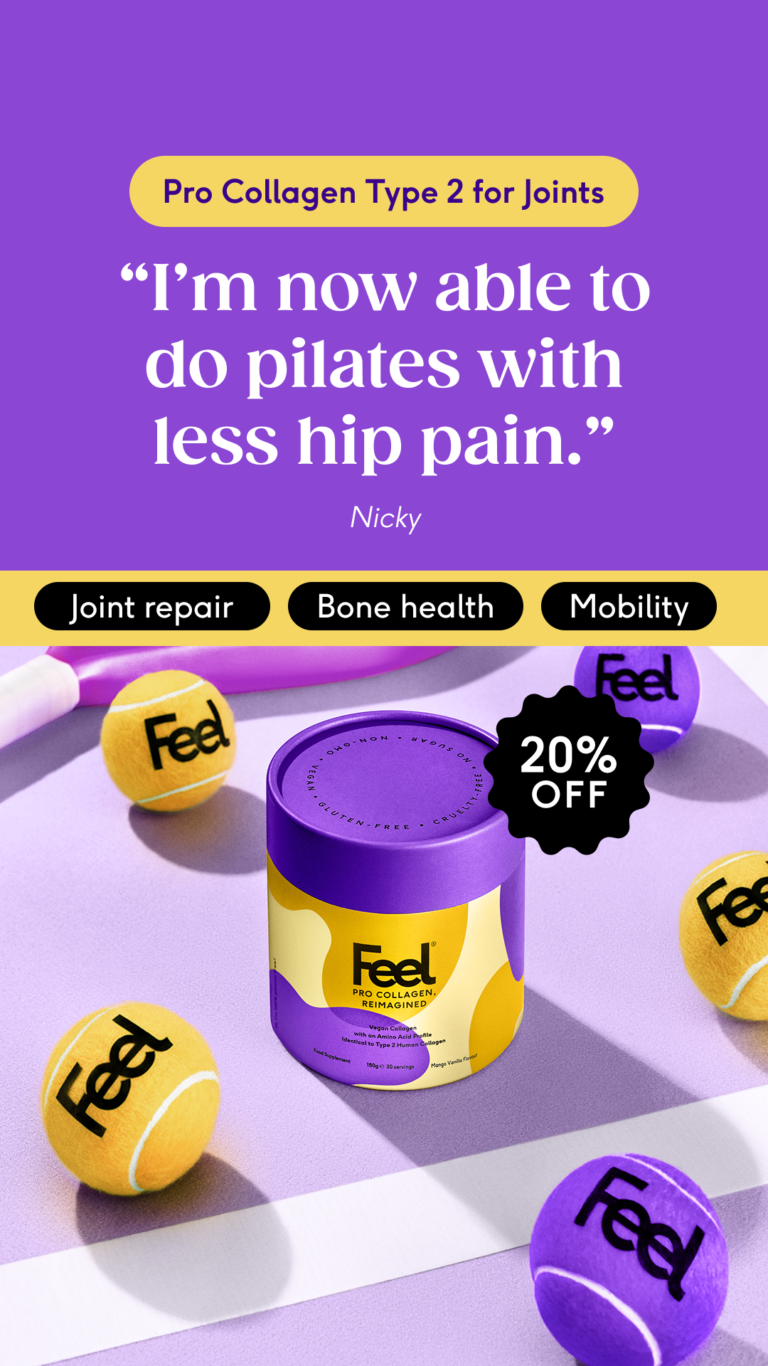 Feel Facebook ad