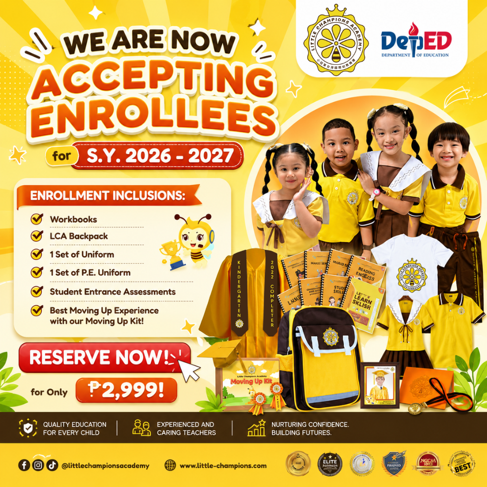 Little Champions Academy Inc. Facebook ad