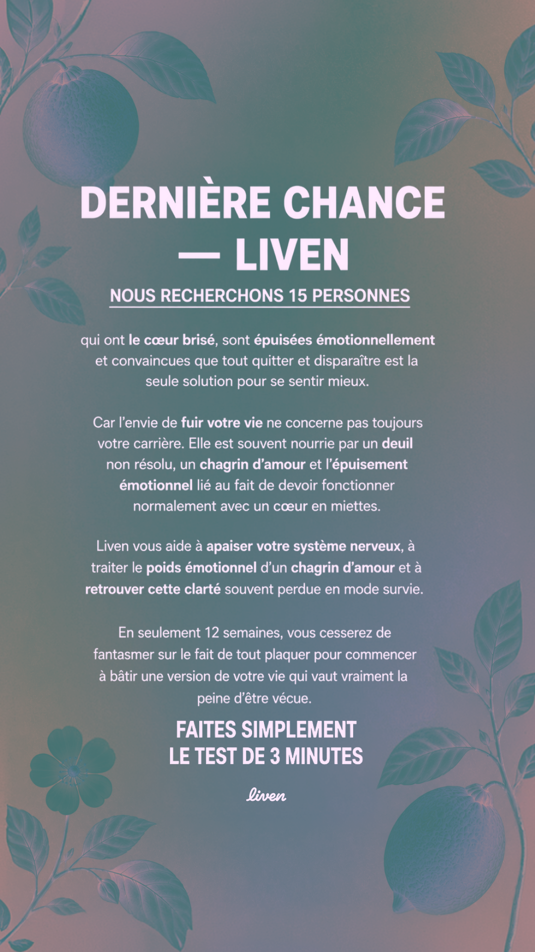 Olivia Parker Facebook ad