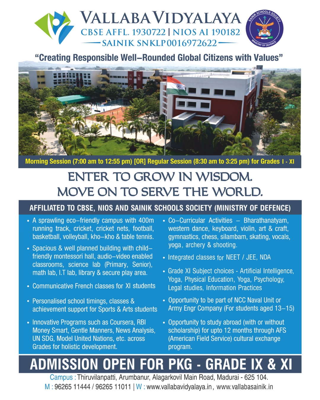 Vallaba Vidyalaya Facebook ad: Vallaba Vidyalaya provides a structured and future-focused…