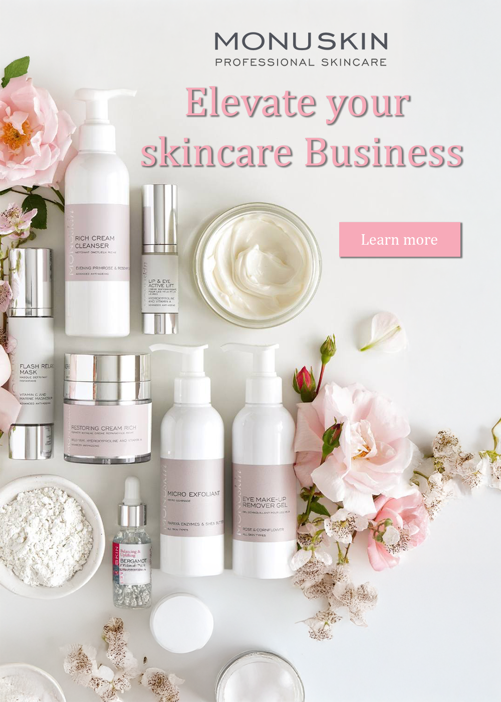 Monu Skincare - Natural Skin Care Facebook ad from Feb 15, 2026