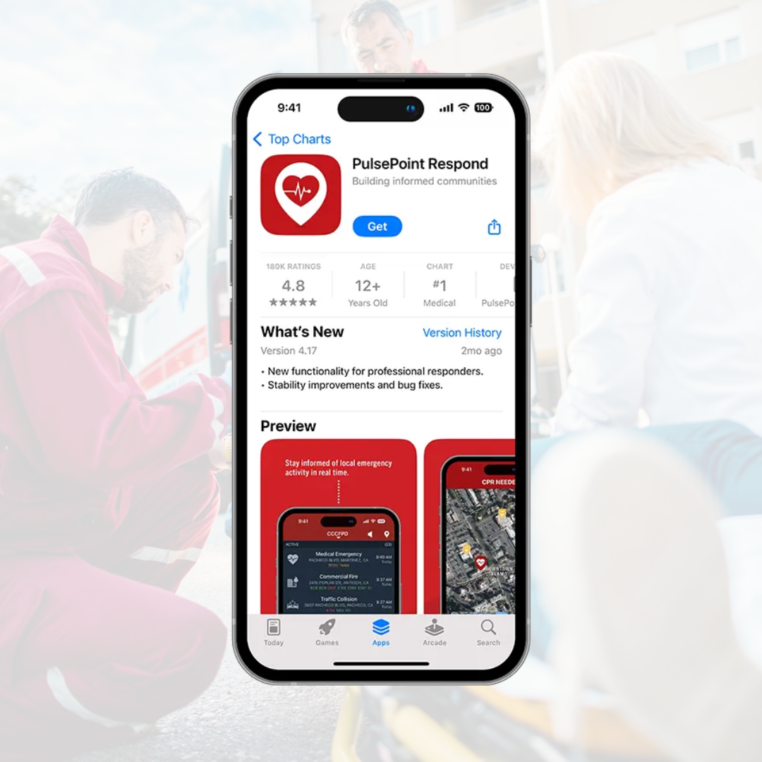 Rotary-Kerber HeartSafe Community Campaign Facebook ad: Download PulsePoint Respond Today