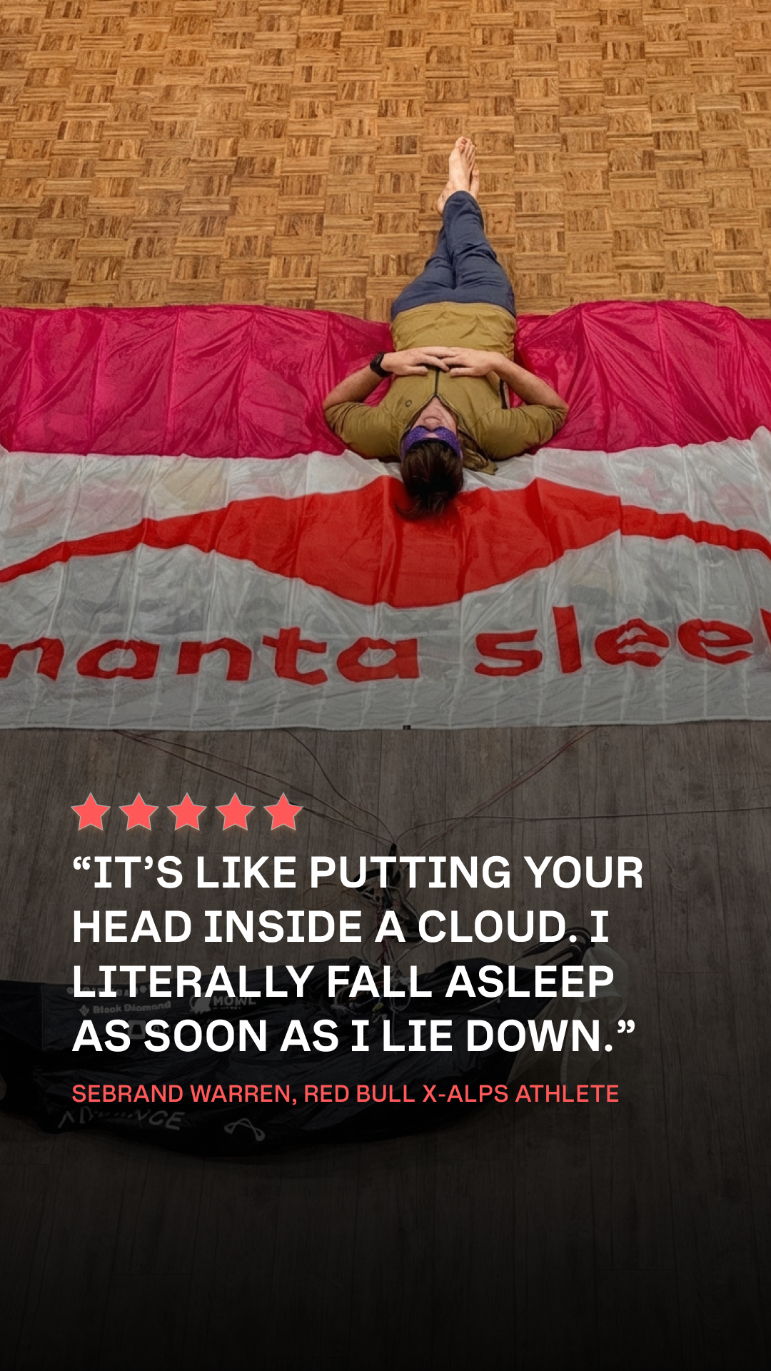 Manta Sleep Facebook ad