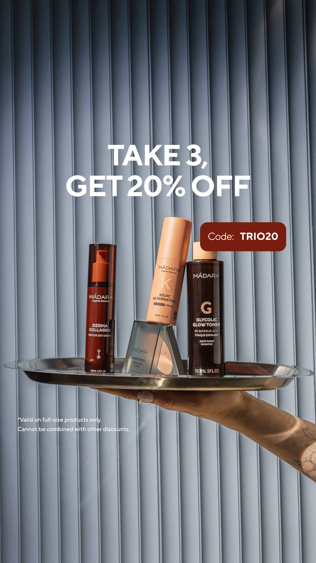 Mádara Organic Skincare Facebook ad