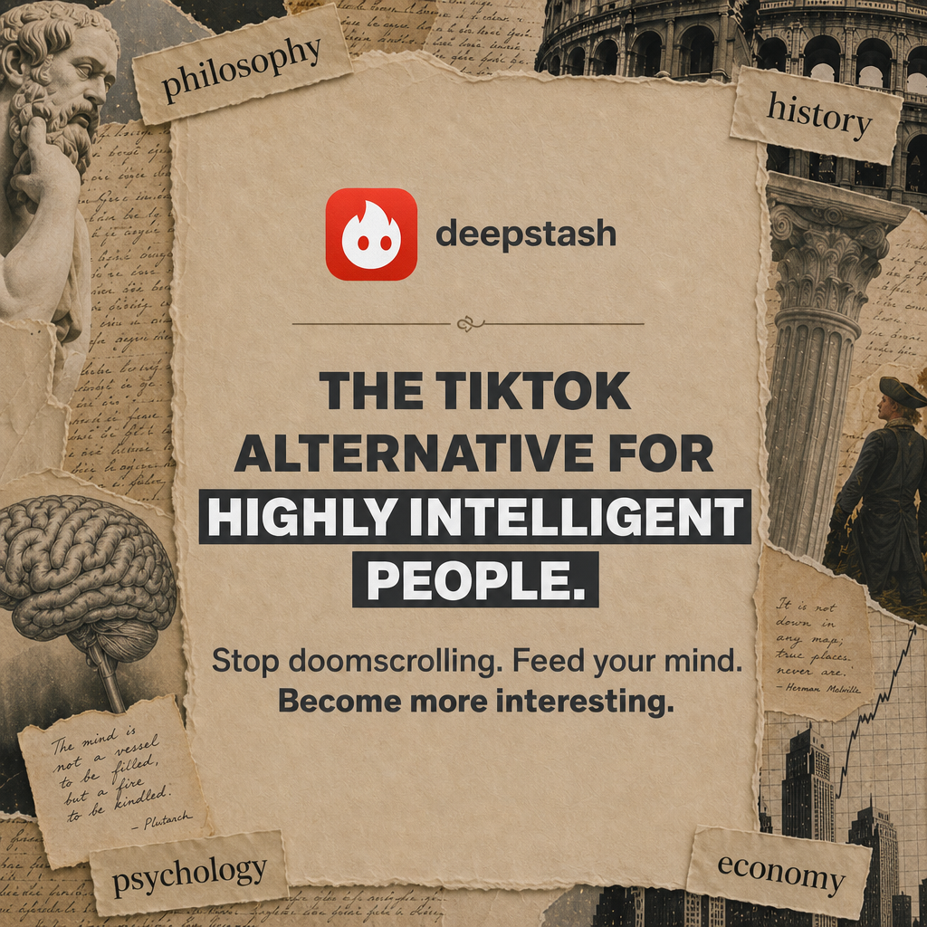 Deepstash Facebook ad