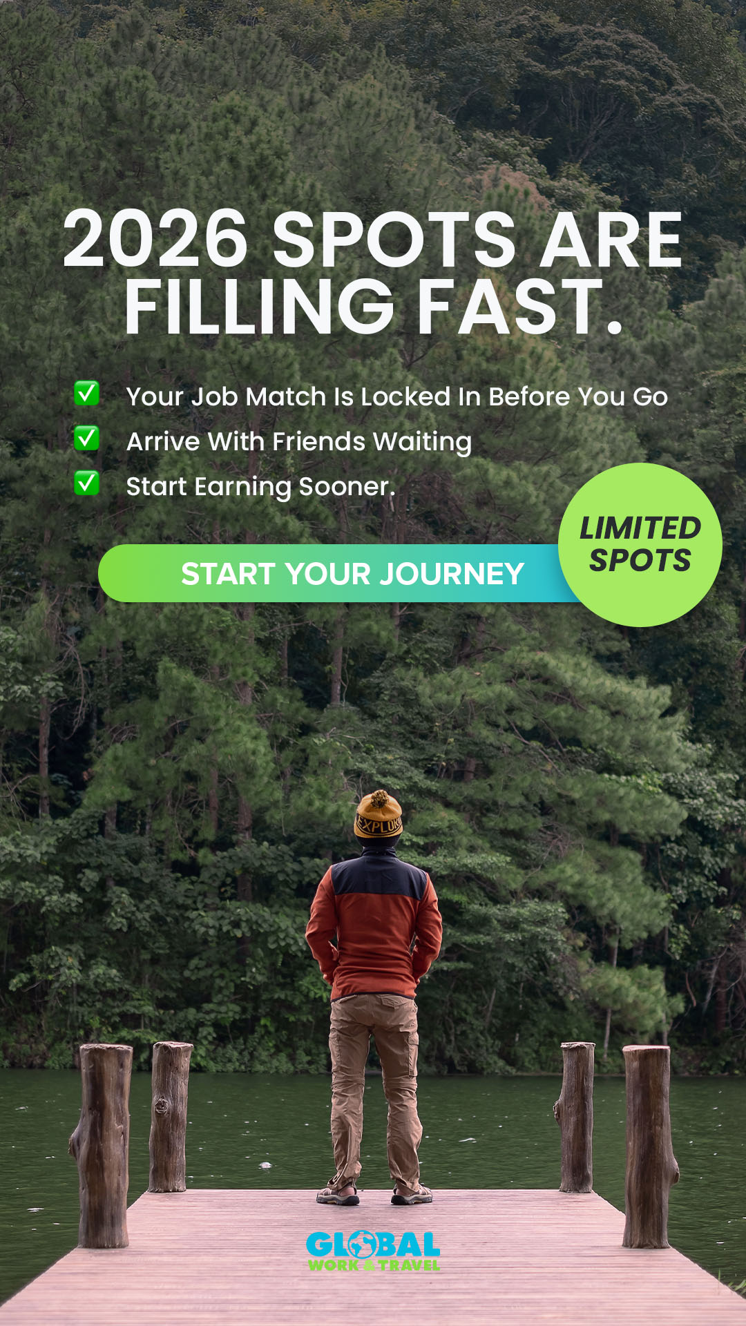 Global Work & Travel Facebook ad