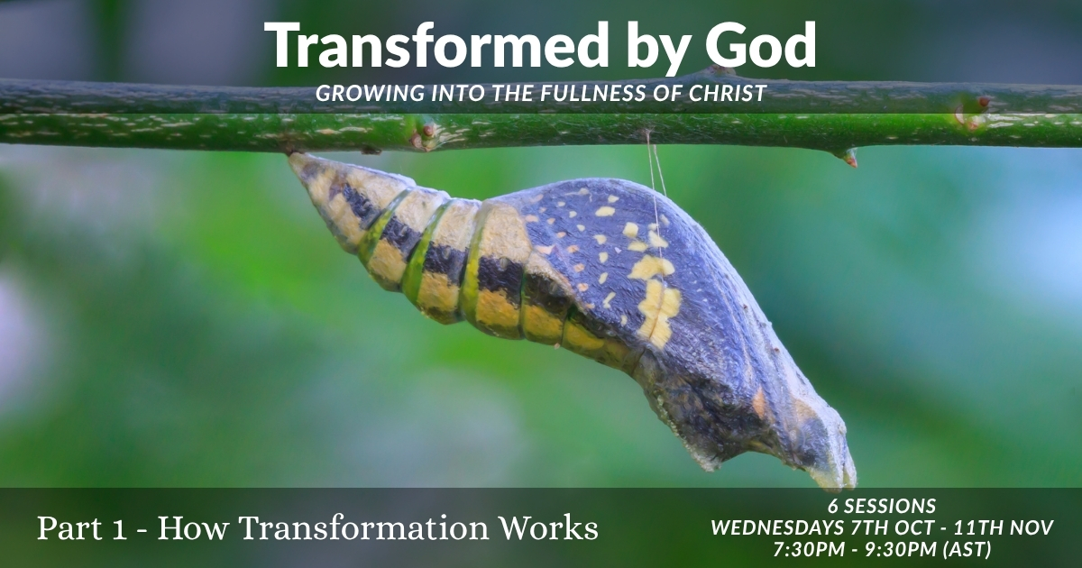 Authentic Joy Facebook ad: Our new multi-part course Transformed by God: Growing…