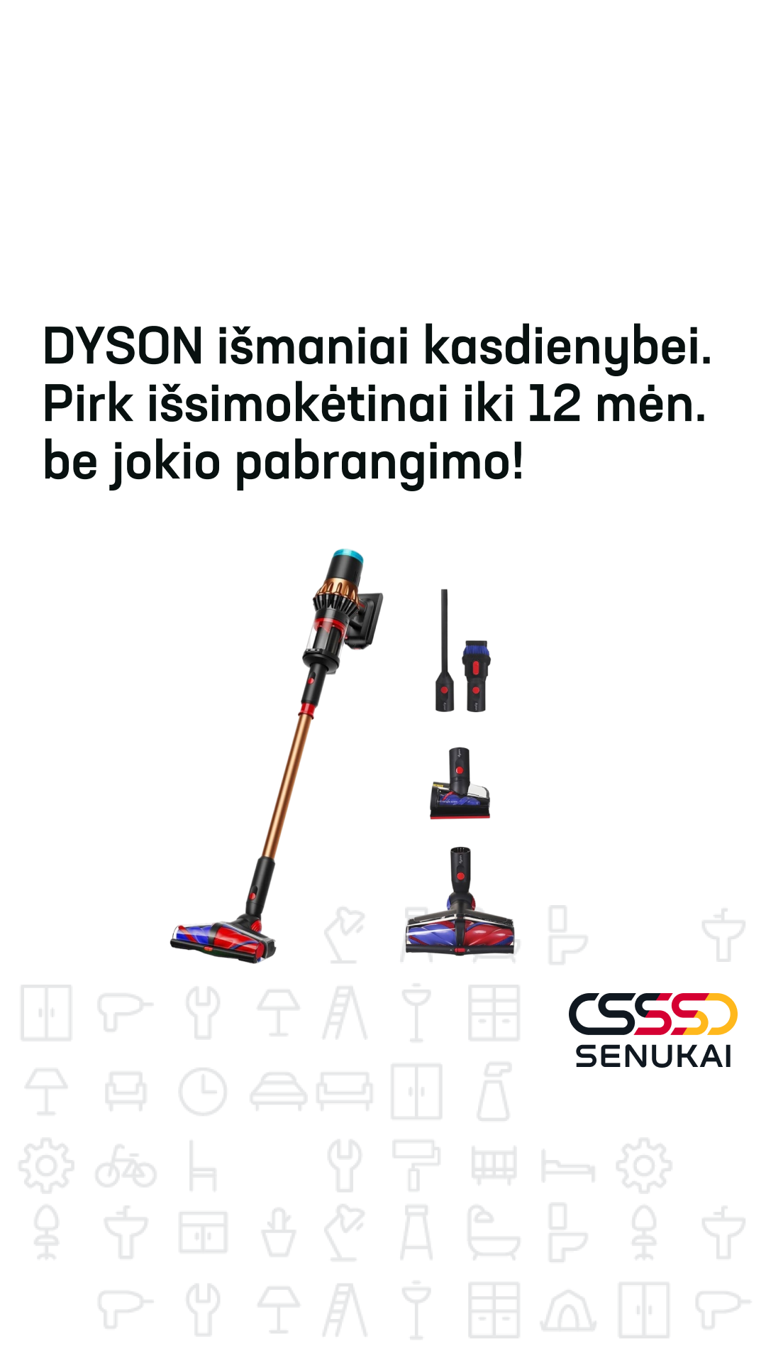 Senukai Facebook ad