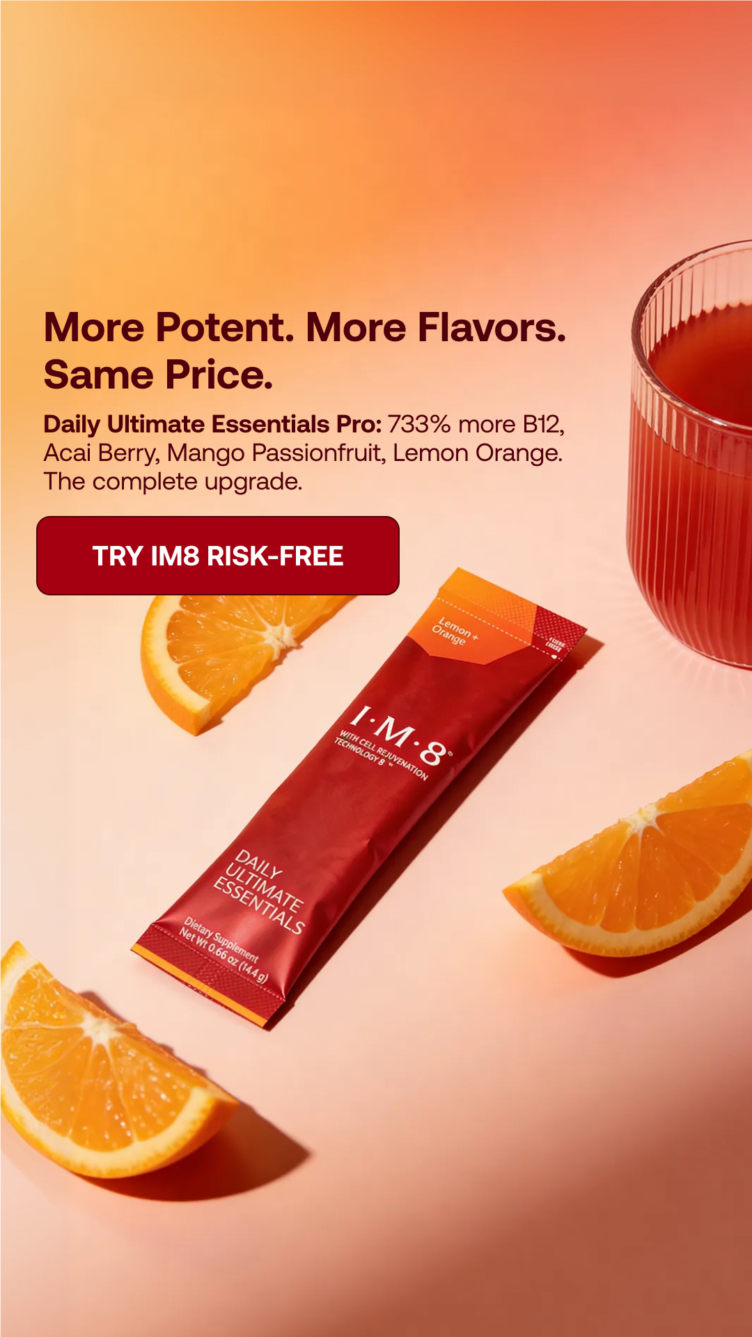 IM8 Health Facebook ad