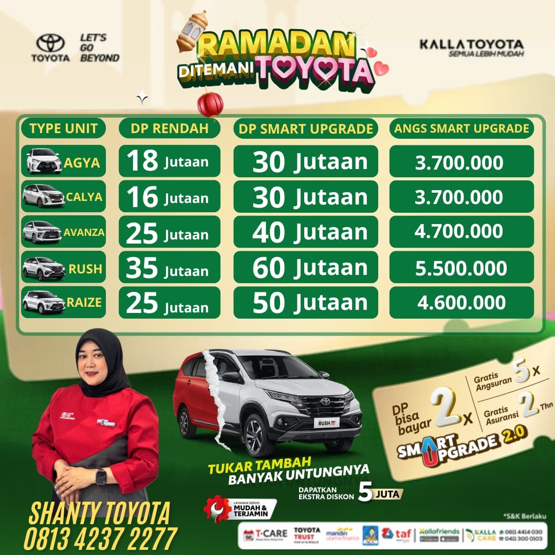 Kalla Oto MakassarShanty Facebook ad: PROMO RAMADHAN BERSAMA TOYOTA!