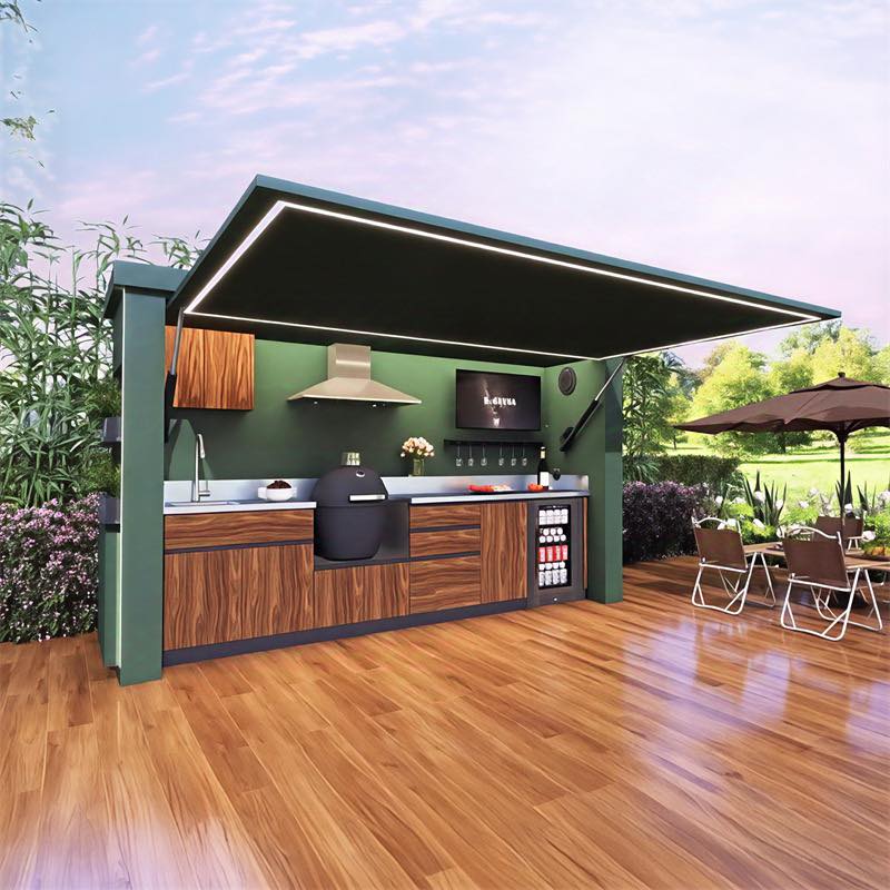 AAA Tiny Home Consultants Facebook ad: NEW OUTDOOR KITCHEN