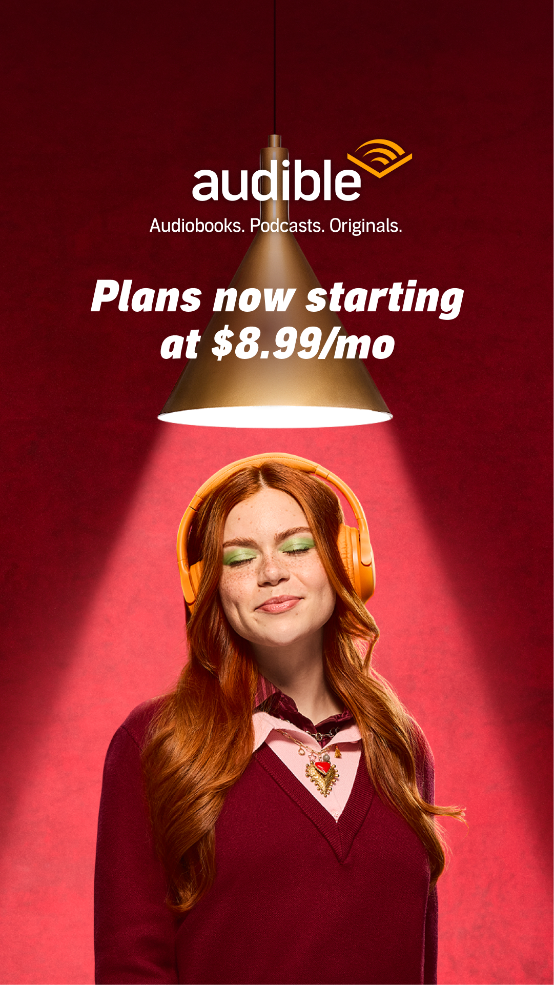 Audible Facebook ad